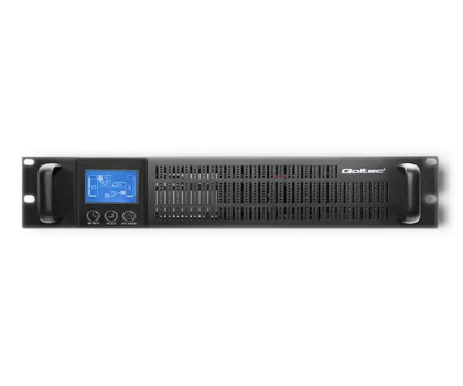 UPS (zasilacz awaryjny) QOLTEC Zasilacz awaryjny RACK | 1kVA | 800W | LCD 53945